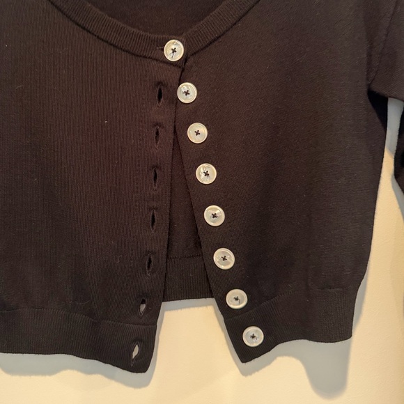 Aritzia | Wilfred | Boatneck Merino Wool Cropped Cardigan - Picture 3 of 5